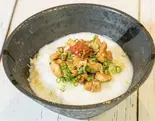 【あっさり】鶏梅出汁とろろ丼【light】Chicken plum soup stock and tororo bowl(出汁とろろ丼本舗〜ねばとろ次郎丸〜大正店)