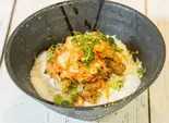 【ピリ辛】鶏キムチ出汁とろろ丼【Spicy】chicken kimchi soup stock tororo bowl(出汁とろろ丼本舗〜ねばとろ次郎丸〜大正店)