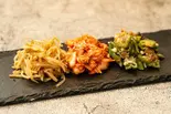 【お得】もやしナムルとオクラとキムチの盛り合わせ(出汁とろろ丼本舗〜ねばとろ次郎丸〜大正店)