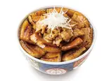 豚バラMIX丼〈特盛〉Mixed Pork Bowl Extra Large（豚丼屋 TON TON 札幌豊平店）