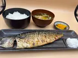 さば文化干し定食(干物炭火焼 はじめ食堂 四ツ谷本店)