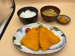 アジフライ定食(干物炭火焼 はじめ食堂 四ツ谷本店)