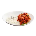 ピリ辛イカ炒め丼（吉弁 からあげ＆弁当）