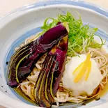 冷し)揚げ茄子と九条葱のおろしそば(蕎麦処 いなたや アトレ亀戸店)