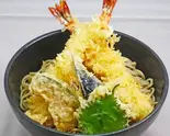 【当店人気No.3】冷し)海老天ぷらそば(蕎麦処 いなたや アトレ亀戸店)