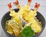 冷し)海老天ぷらそば(上)(蕎麦処 いなたや アトレ亀戸店)