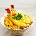 海老天卵とじ丼(蕎麦処 いなたや アトレ亀戸店)