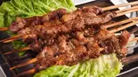 羊肉串 ラム肉揚げ3本（姉妹骨湯麻辣燙）