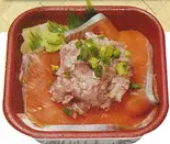 サーモンねぎとろ丼（Coast Farm 丼丸 本八幡店）