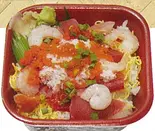 あられ丼（Coast Farm 丼丸 本八幡店）