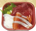 三色丼（Coast Farm 丼丸 本八幡店）