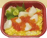 ホタテいくら丼（Coast Farm 丼丸 本八幡店）