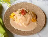 明太クリームオムライス(ふわふわ夢見るオムライス)