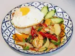 シーフードガパオライスกะเพราทะเล(スマイルタイランド千歳烏山店)
