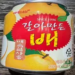 韓国の梨ジュース Korean Pear Juice（炭火ホルモン焼肉 金丸）