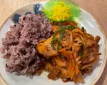 豚キムチ焼き弁当（cafe ドレ味）