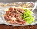 ハラミにんにく塩焼き Harami grilled garlic with salt(ぽんぽこ亭 (狸狸亭)天満橋店)