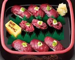 馬刺しづくし Horse Sashimi Mix（玄海ざんまい博多店）