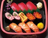 鮪・鮭づくし Tuna ＆ Salmon Mix（玄海ざんまい博多店）