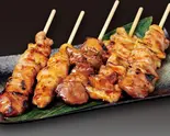 焼鳥(たれ5種) Grilled Skewers (5 Assorted Sauce Sticks)（玄海ざんまい博多店）