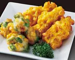 トウモロコシと枝豆の香ばし揚げ Fragrant Fried Corn ＆ Edamame Beans（玄海ざんまい博多店）