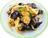 木耳玉子炒め Cloud Ear Mushroom and Egg Stir-Fry（ジロー's テーブル上板橋店）