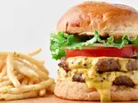 モンスターダブルバーガー(ポテトセット) Monster Double（TEDDY'S BIGGER BURGERS 横浜みなとみらいワールドポーターズ店）