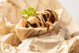 ファラフェルピタサンド（[Vegan Friendly] absinthe org. Salad ＆ Grill アブサンオーグ サラダ＆グリル）