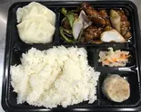 黒酢スブタ・水餃子・シューマイお弁当（蓮香園 新館）