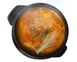 海鮮スントゥブチゲ 【ご飯付き】 해물 순두부 찌개（熟成豚肉専門店HANCOOK）