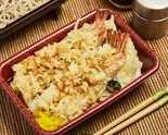 W(ダブル)海老天重 Double Shrimp Tempura Rice Box（うちそば 芝浦二丁目店）