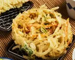 かきあげ天 Mixed Shrimp ＆ Vegetable Tempura（うちそば 芝浦二丁目店）
