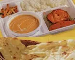 【お肉一杯こだわりカレー弁当】BLoadBuddhaBento B(Rice/Nan/SKabab/CTikka/Salad)（ロード・ブッダ鶴見店）