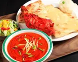 【人気のメニューを集めたオールスターセット】タンドリーチキンセットTandooriChickenSet(CheeseNan/TChicken/Salad)（ロード・ブッダ鶴見店）
