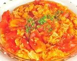 トマトと玉子いため（中華料理 味遊）