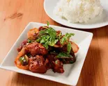 チキンチリ セット Chili Chicken Set(ネパール餃子酒場 そるてぃ)