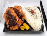 BIGトンカツ弁当1枚(トンカツソース)（大阪ドカ盛りマンモス弁当新大阪別邸）
