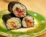 とろたく巻き(細) Grated yam and egg roll(thin)（鮨と海鮮丼 艶ノコク）
