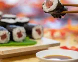 鉄火巻き(細) Tuna sushi roll(thin)（鮨と海鮮丼 艶ノコク）