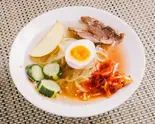 【人気】自家製スープの盛岡冷麺（【絶品ビビンバと冷麺が人気】米沢牛焼肉 幻牛）