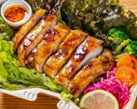 塩麹グリルチキンのサラダ【SCS】（【もっちり玄米と低脂質チキン】とりげん食堂 東山町1丁目店）