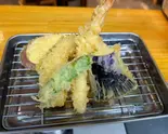 天ぷら盛り合わせとドリンクセット（寿司・天ぷら・極上麦酒さかえ）