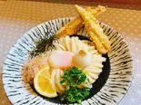 竹玉天ぶっかけ(万空うどん田舎っ子)