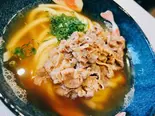 肉うどん(万空うどん田舎っ子)