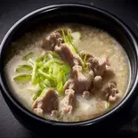 牛肉たっぷりソルロンタン Seolleongtang extra meet（明洞본죽＆비빔밥 ビビンバと本格スンドゥブ 北千住店）