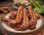 鴨翅(手羽先)2個 Duck Wings（明洞본죽＆비빔밥 ビビンバと本格スンドゥブ 北千住店）