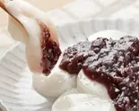 白玉 あんこもち sticky rice balls bean jam（明洞본죽＆비빔밥 ビビンバと本格スンドゥブ 北千住店）