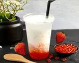 いちごミルクシェイク Strawberry Milk Shake（明洞본죽＆비빔밥 ビビンバと本格スンドゥブ 北千住店）