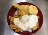 タルタル丼（揚げたて天ぷらマルニ）