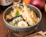 当店総合No.3 天ぷらうどん Udon Noodles with Tempura（花さき じんの庵 Hanasaki Jinnoan）